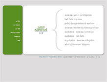Tablet Screenshot of amystewartlaw.com